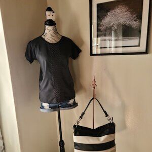 J. Crew Two-Toned Short Sleeve